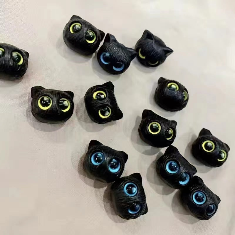 Wholesale Cute Monster Black Sesame Cat Couple Bracelet